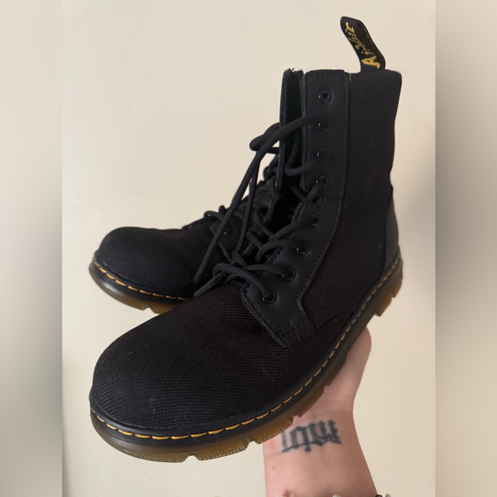 Dr. Martens Black Kids Boots